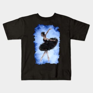 black swan ballerina Kids T-Shirt